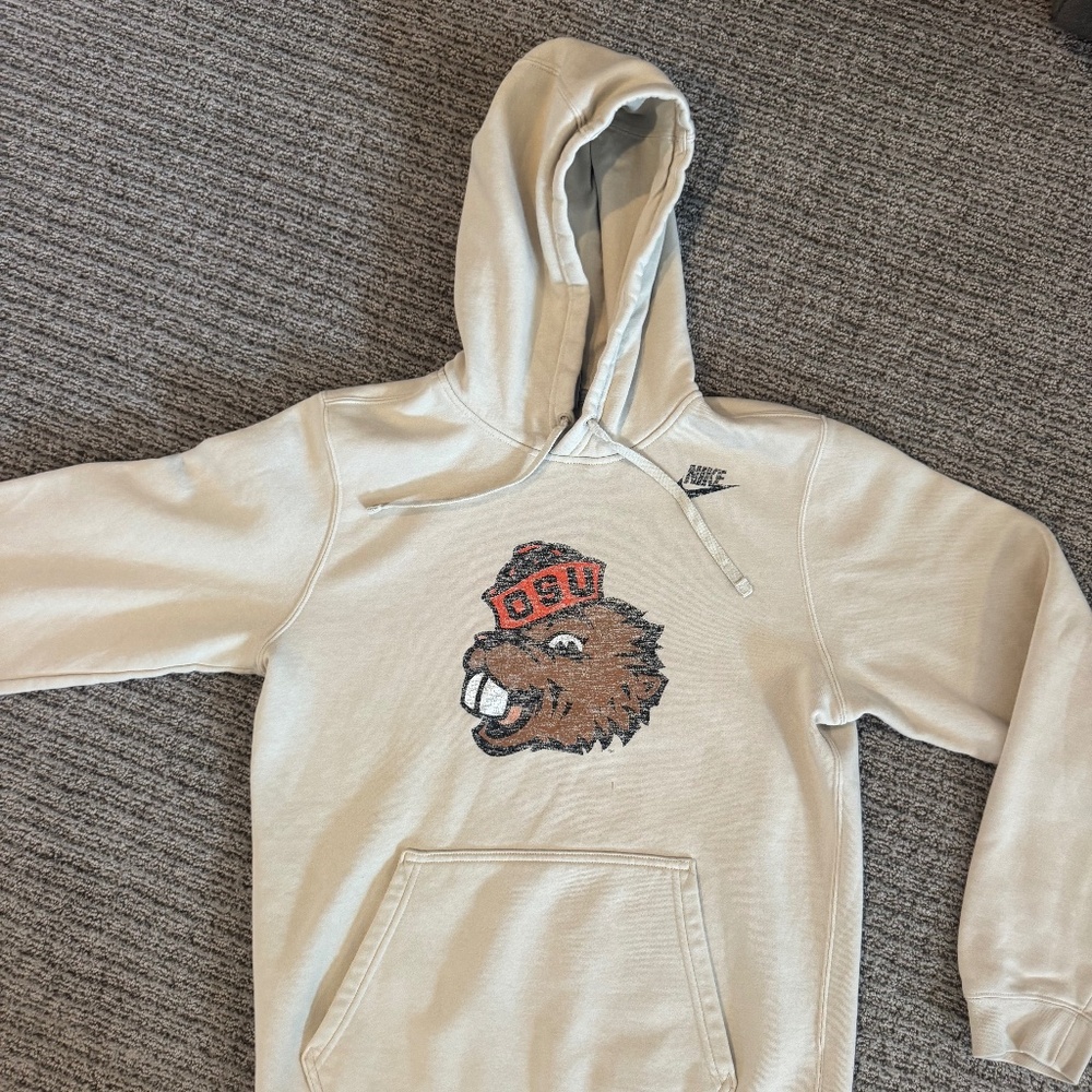Nike Oregon State Hoodie Sweatshirt - Small